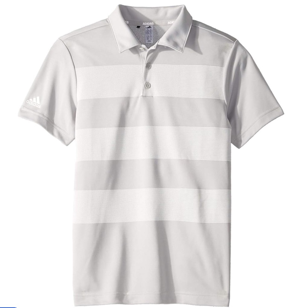 Adidas Men's Light Gray Polo Shirt
